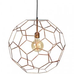 HANGING LAMP HEXA COPPER LARGE 